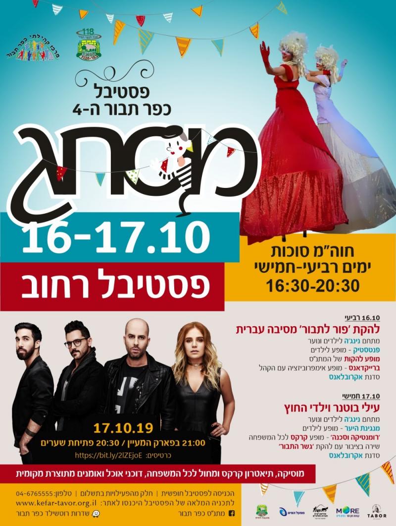 פלייר מודעת פסטיבל מסחג ה-4 - מלל נגיש מופיע בתוך האירוע