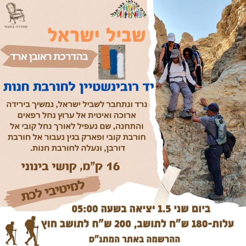 שביל ישראל- מיד רובינשטיין לחורבת חנות-1.5